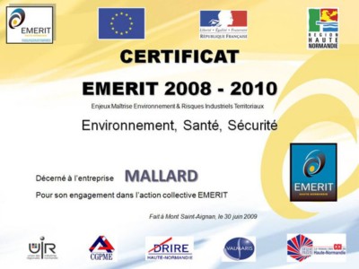 Certificat EMERIT